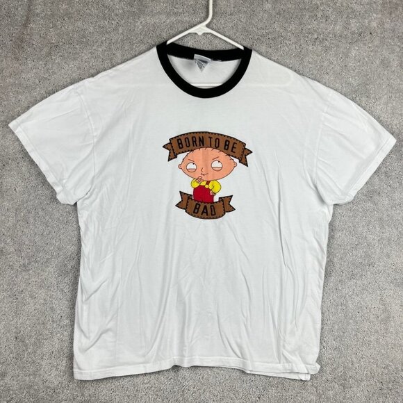 Vintage Family Guy Stewie "Born To Be Bad"  T-Shirt  Sz‎ XL - Picture 1 of 6